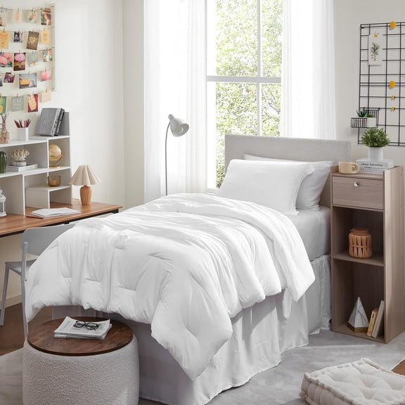 Coma Inducer Cool It Bae Oversized Twin Comforter Set - White