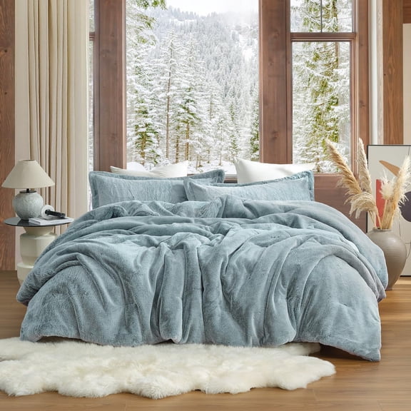 Coma Inducer I Am Bed Serious Oversized Queen Comforter Set - Arctic Ocean Frosted