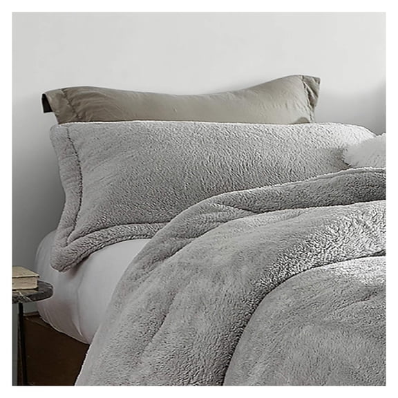 Coma Inducer King Sham - Plush - Silver Stone