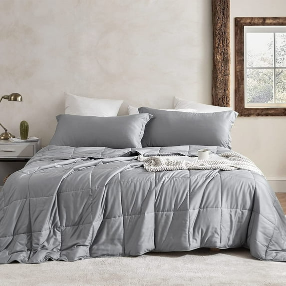 Coma Inducer Menopleasing - ® Oversized Cooling Comforter Set - Ultimate Gray King