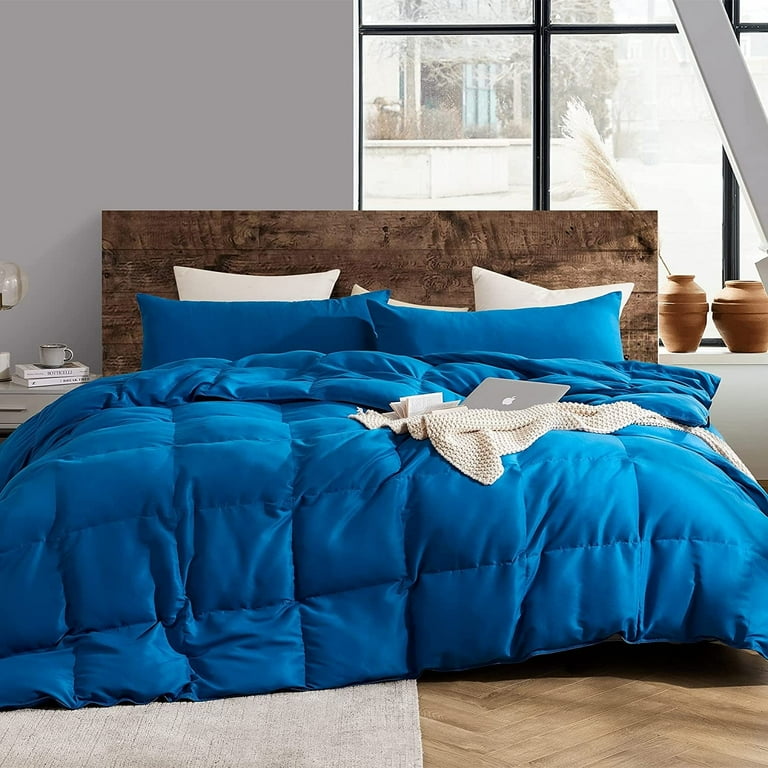 Coma Inducer Snorze Cloud Comforter Set Oversized Bedding in True Blue Queen Walmart