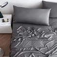 thumbnail image 1 of Coma Inducer Snorze® Cloud Sheet Set - ® Ultra Cozy - Charcoal Alaskan King, 1 of 5