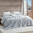thumbnail image 1 of Coma Inducer Softer than Soft® - ® Oversized Comforter Set - Frosted Gray Stripe Oversized Queen, 1 of 5