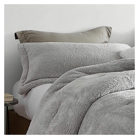 Coma Inducer Standard Sham - Plush - Silver Stone