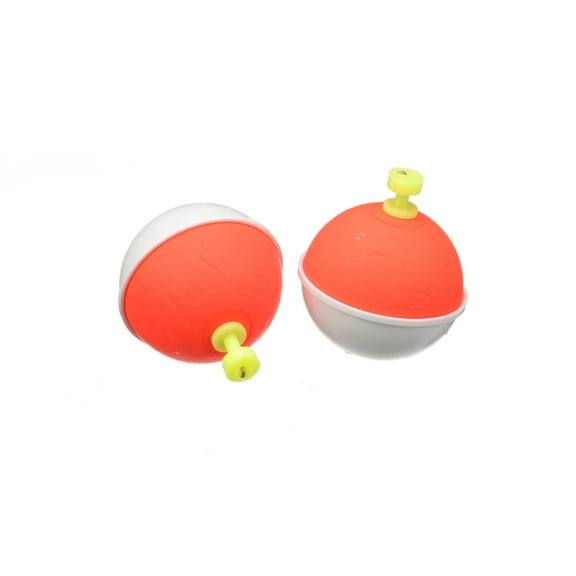 Comal 1.50" Chum-Bob Float, Red/White, 2pk