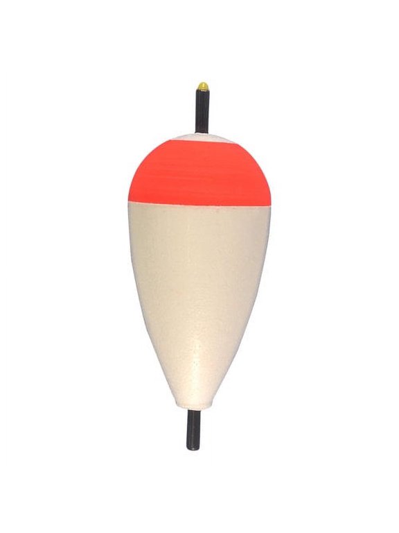 Comal Pear Slip Stick Fishing Bobber, Red & White, 4-Inch