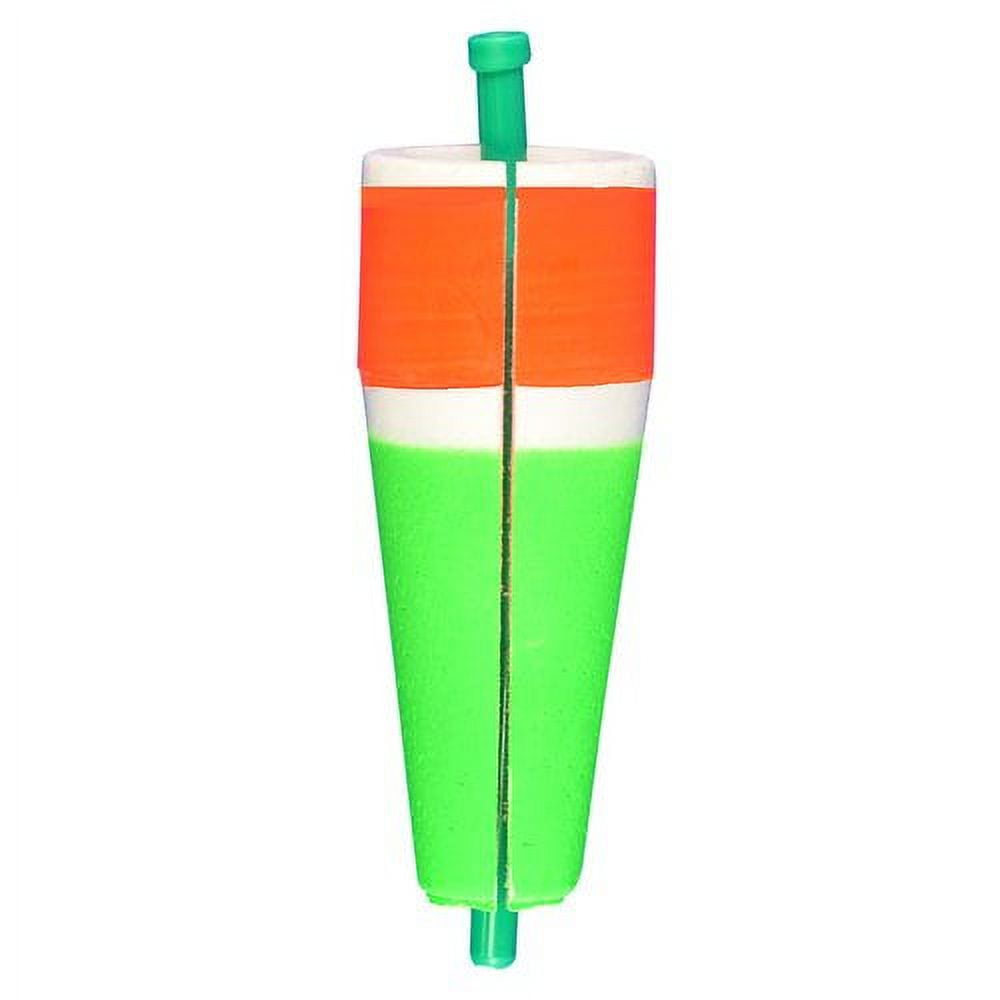 Comal Popping Rat-L Fishing Float, Red/Fluorescent Green, 3-inch