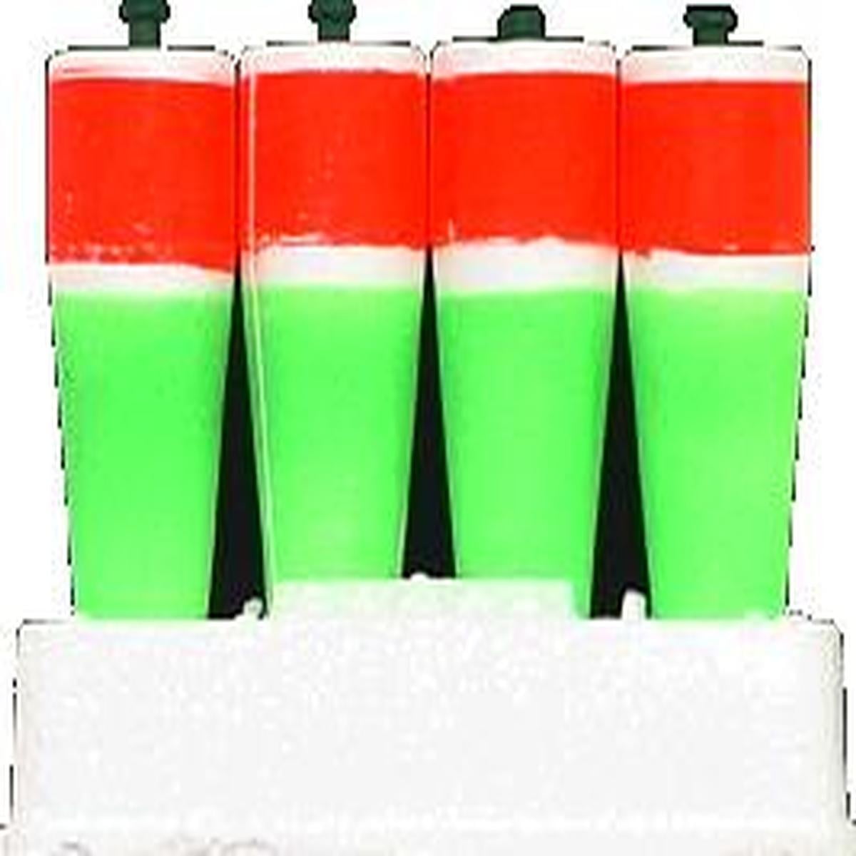 Comal Popping Rat-L Fishing Float, Red & Fluorescent Green, 4-Inch