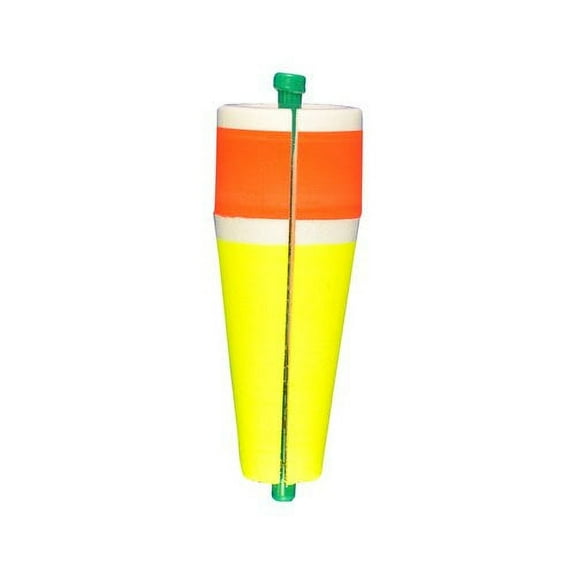 Comal Tackle 4" Weighted Popping Float, Red & Yellow