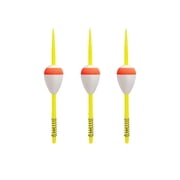 Comal Red & White Pear Spring Stick Fishing Bobbers 3-Pack