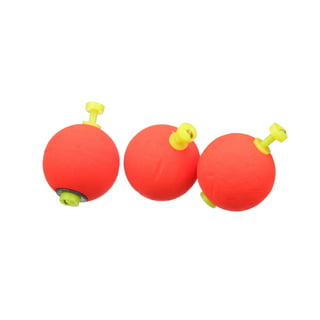 10pcs Fishing EVA Foam Floats Weighted Snap-on Bobbers Pear Shape Frewater