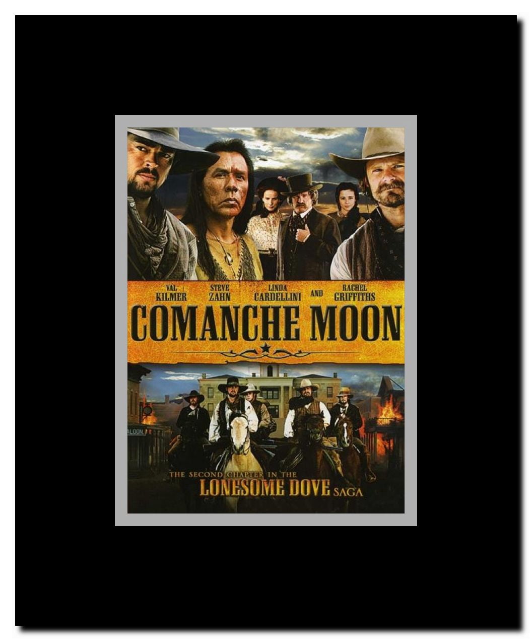 Comanche Moon Framed Movie Poster