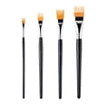 thumbnail image 1 of Comb Artist Brush Set, Rake Brushes for Painting with Wood Handle, Paintbrush for Acrylic Paint, Textured Art Paintbrush Set for Greeting Cards and Crafts 4 Pcs, 1 of 6