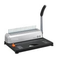 thumbnail image 1 of Comb Binding Machine AEQ96715 Manual Clamping Strip 21 Punch Hole Ring File Puncher ,Easy to Operate, 1 of 6