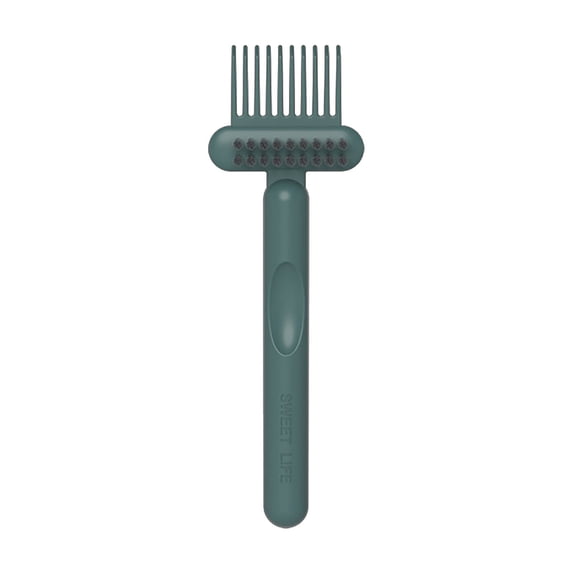 Comb Cleaning Brush, Hollow Hair Claw Cleaner, Hairbrush Cleaning Tool, Thorough Hair Removal, Curly Hair, Salon and Home Use, Small and Portable, Multi-Purpose Hair Care, Easy to Clean