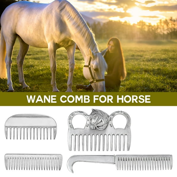 Comb,Comb Metal Tool 3.9in / 3.5in Alloy Comb Mane / 3.9in / Comb Mane Tail Tool 6.5in / 6.5in / 3.9in 3.5in / 3.2in Tail Comb Metal Rookin