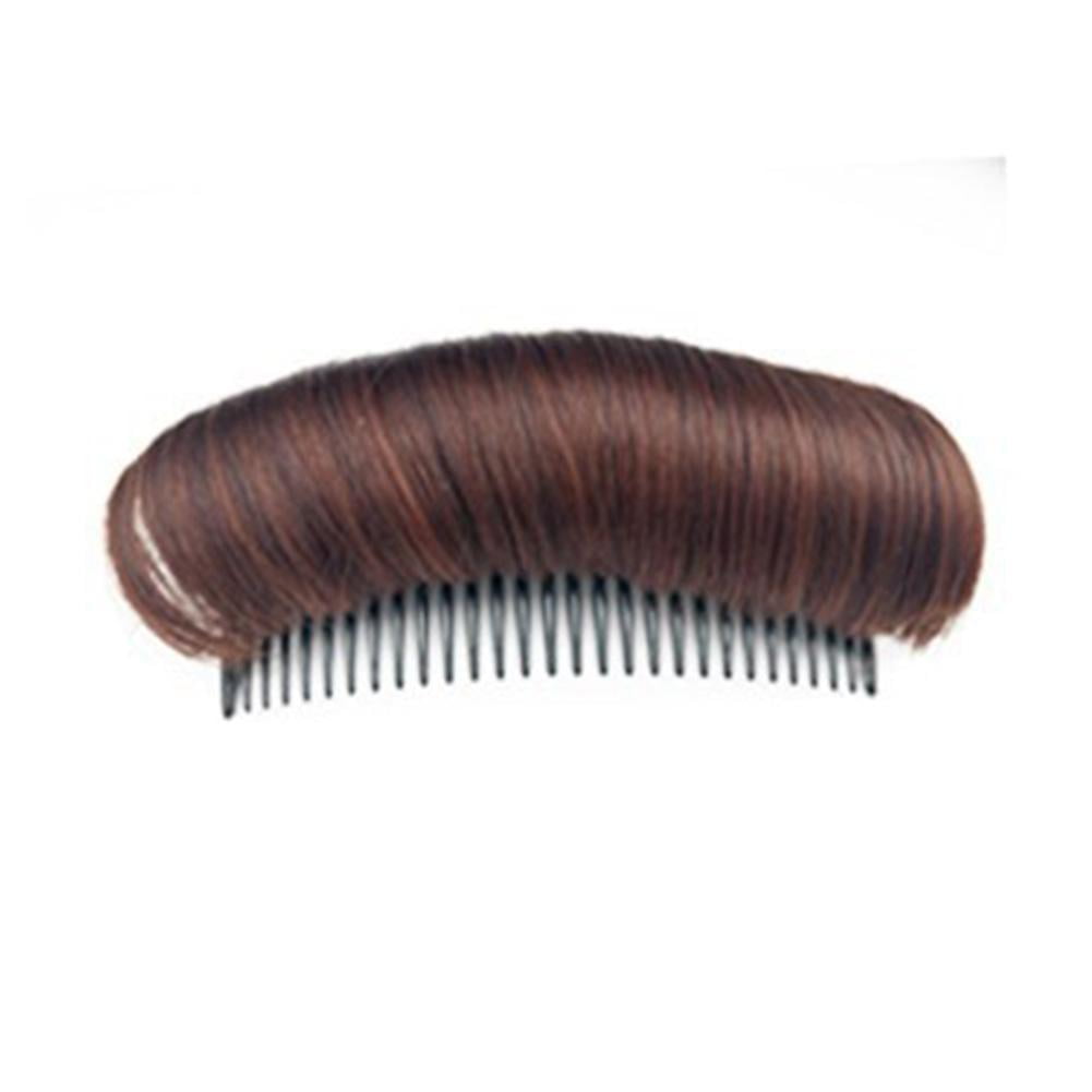 Comb Fluffy Invisible Wig Hair Bun Bangs Pad Curl HairPad Thickening ...