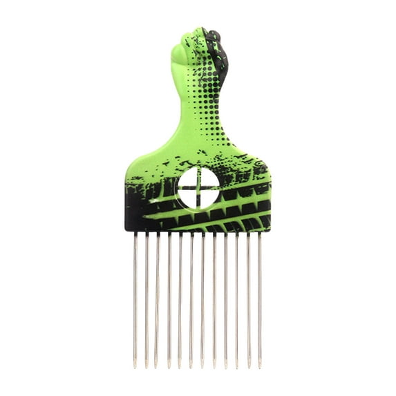 Metal Hair Comb Picks Hairdressing Tool Pick Combs Hairstyling Pick Hair Styling Comb