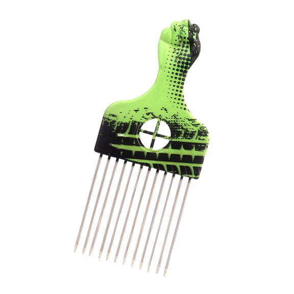 Comb Metal African Pick Comb Hairdressing Styling Tool Hair Comb Pick Hair Styling Comb