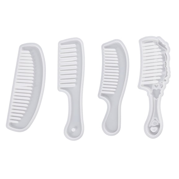 Comb Resin Mold Easy to Demould Silicone Mold Epoxy Casting Comb Molds for Jewelry Making Handmade Accessories Mold