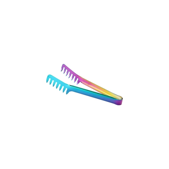 Comb Shaped Pasta Tongs Spaghetti Server Food Serving Utensil with Grip Teeth for Home Kitchen Dining Party Buffet and Noodle Serving Tool, Multicolor