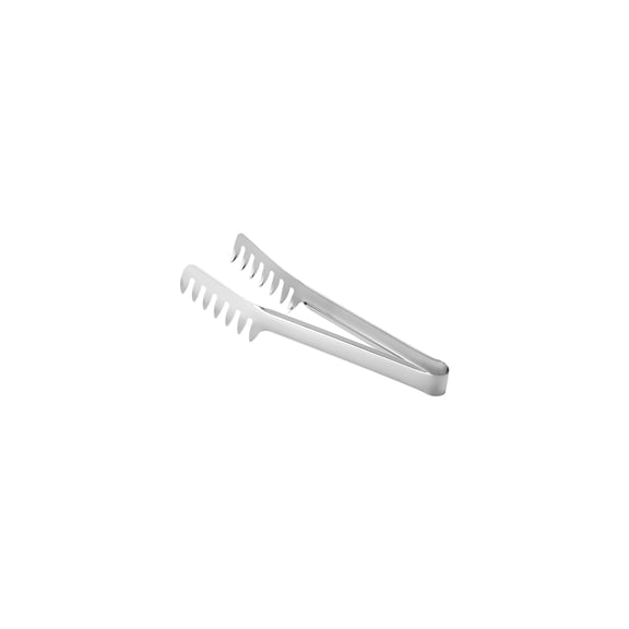 Comb Shaped Pasta Tongs Spaghetti Server Food Serving Utensil with Grip Teeth for Home Kitchen Dining Party Buffet Salad and Noodle Serving Tool, Silver
