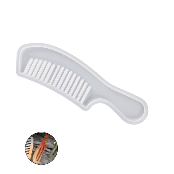 Comb Silicone Mold Epoxy Resin Casting Mold Salon Hair Styling Tool Handicraft Hair Comb Resin Molds Jewelry Making