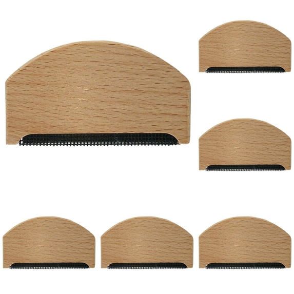 Comb, Sweater Comb, Pilling Remover for Clothes, Reusable Manual Lint Remover Wooden Handle Fabric Shaver Saving Lint Cleaner for Sweater Clothes Couch Knits 5Pcs