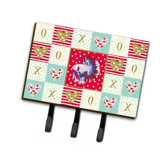 Comb Tail Betta Love Leash or Key Holder