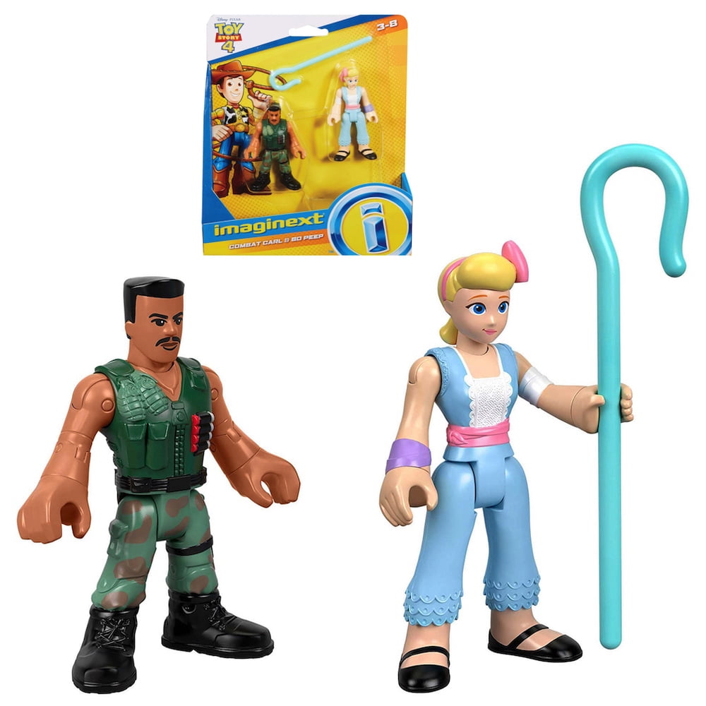 Combat Carl & Bo Peep Toy Story 4 Imaginext Figures 2.5"