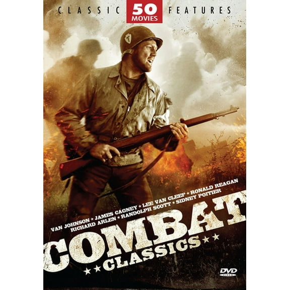 Pre-Owned Combat Classics 50 Movies (DVD) (Used - Good)