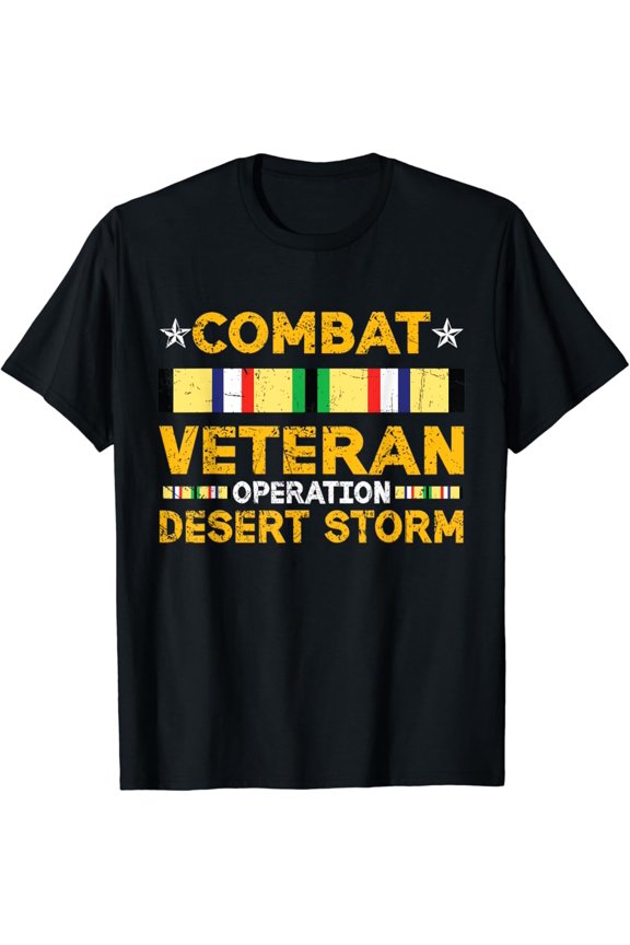 Combat Desert Storm Persian War Service Ribbon T-Shirt
