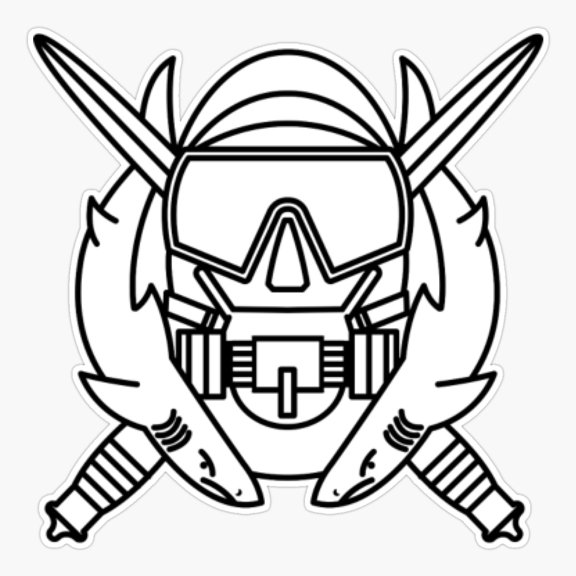 Combat Diver Scuba Ocean Adventure Sticker