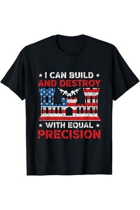 Combat Engineer Engineering Army U.S. Military Army Combat T-Shirt Design Preview Only