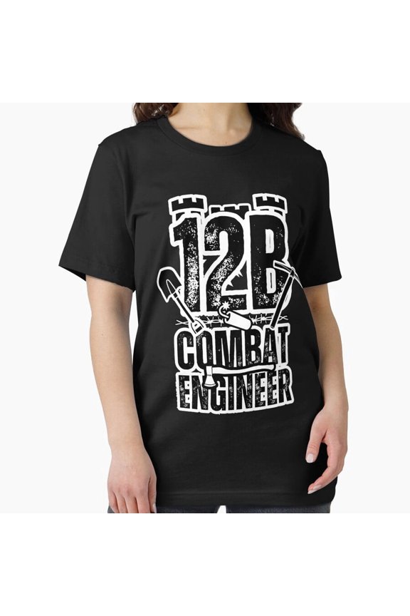 Combat Engineer T Shirt, Rugged Military Graphic Tee, Sapper Inspired Shirt Size S-5XL