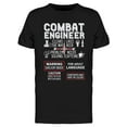 thumbnail image 1 of Combat Engineering T-Shirt Men -Image by Shutterstock, Male Medium, 1 of 2