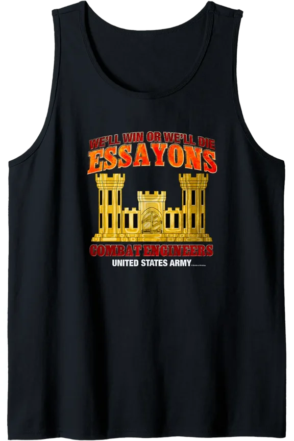 Combat Engineers Essayons Tank Top Size S-3XL
