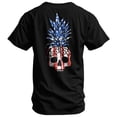 thumbnail image 1 of American Flag Usa Pineapple Grenade Men's T-Shirt S / Black, 1 of 4