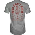 thumbnail image 1 of Combat Iron Bend Don't Break Barbell Skull Men's T-Shirt L / Gray, 1 of 3