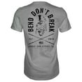 thumbnail image 1 of Combat Iron Bend Don't Break Barbell Skull Men's T-Shirt M / Gray / Black, 1 of 2
