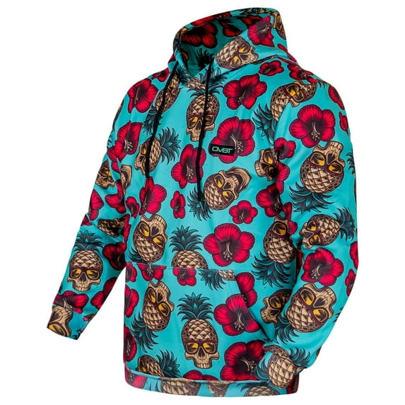 Combat Iron Apparel™ Cmbt Heavyweight Fleece Lined Hoodie | Teal Pineapple Express L / Teal Pineapple Express