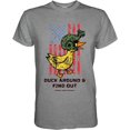 thumbnail image 1 of Combat Iron Duck Around And Find Out Men's T-Shirt 2XL / Gray, 1 of 3