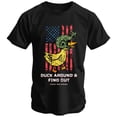 thumbnail image 1 of Combat Iron Duck Around And Find Out Men's T-Shirt L / Black, 1 of 4