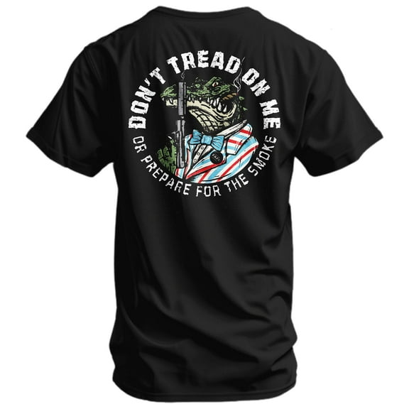 Don't Tread On Me Or Prepare For The Smoke Men's T-Shirt L / Black