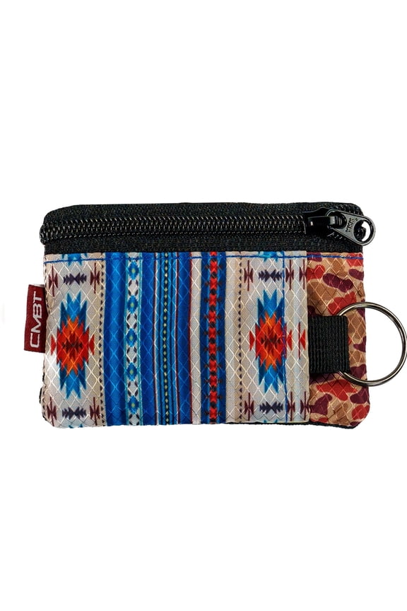 Double Zip Two Pocket Ripstop Wallet Aztec Duck Camo