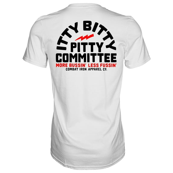 Combat Iron Itty Bitty Pitty Committee Men's T-Shirt 3Xl / White