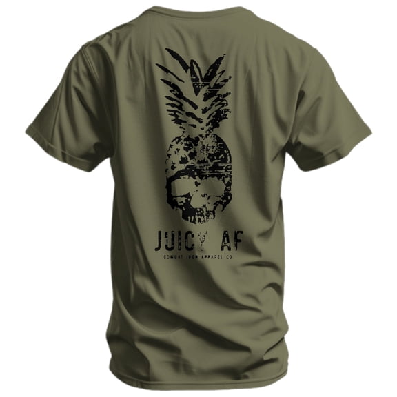 Combat Iron Juicy Af Pineapple Men's T-Shirt Xl / Military Green