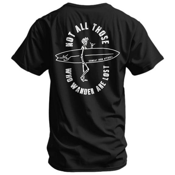 Not All Those Who Wonder Are Lost Men's T-Shirt 2Xl / Black
