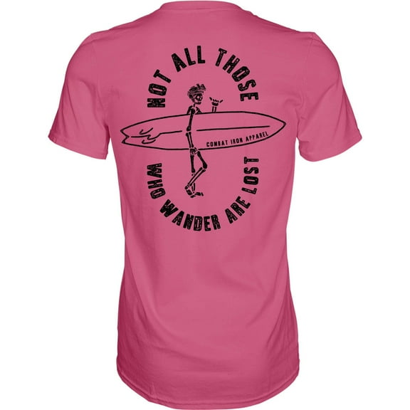 Not All Those Who Wonder Are Lost Men's T-Shirt 3Xl / Pink