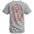 thumbnail image 1 of Combat Iron Pray For Peace. Prepare For War. Men's T-Shirt L / Gray, 1 of 4